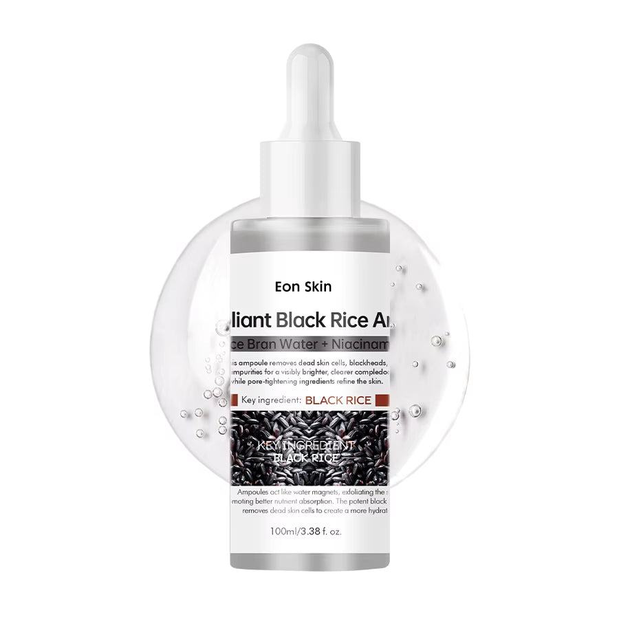 Peel Shot Glow White and Black Rice Ampoule Serum, a Gentle Exfoliating Face and Body Scrub for All Skin Types